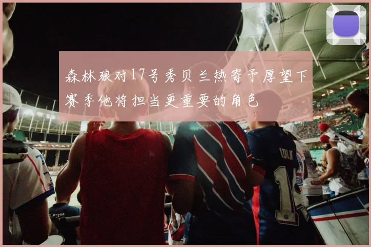 森林狼对17号秀贝兰热寄予厚望下赛季他将担当更重要的角色